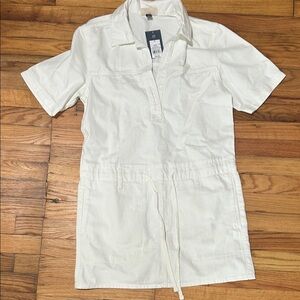 Universal Thread White Short Sleeve Dress